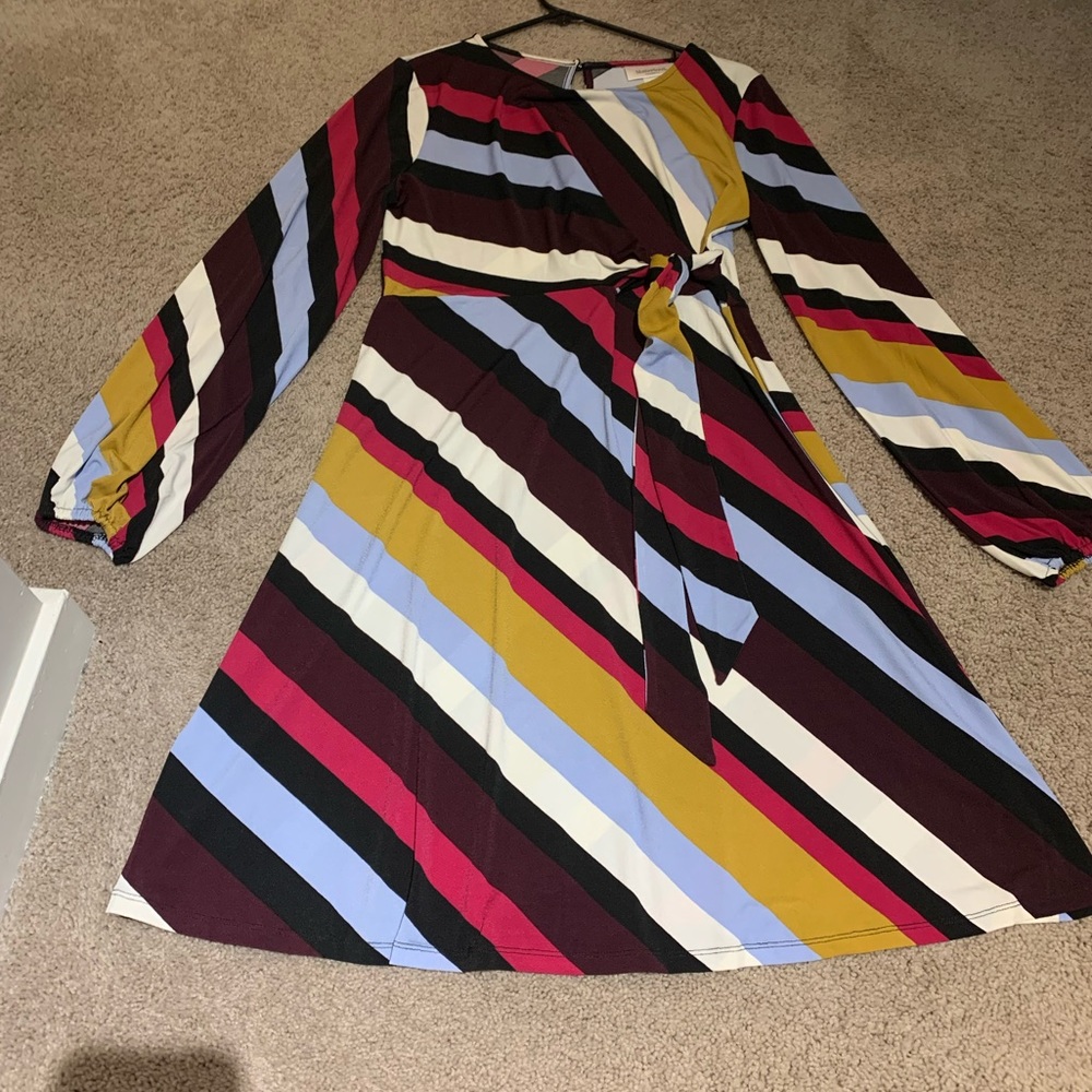 Motherhood Maternity Belted Dress